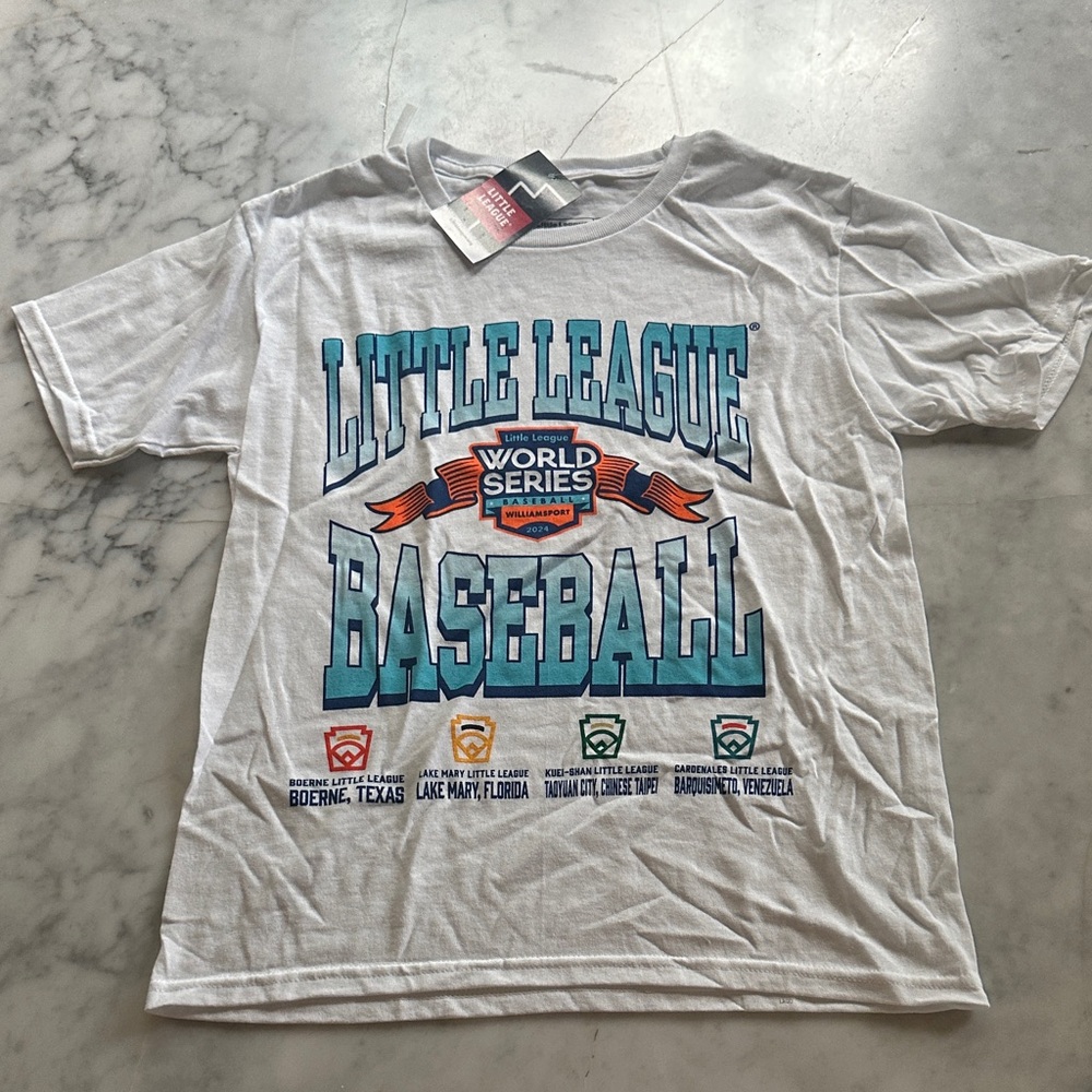 Little League World Series Baseball Tshirts. YL. NWT